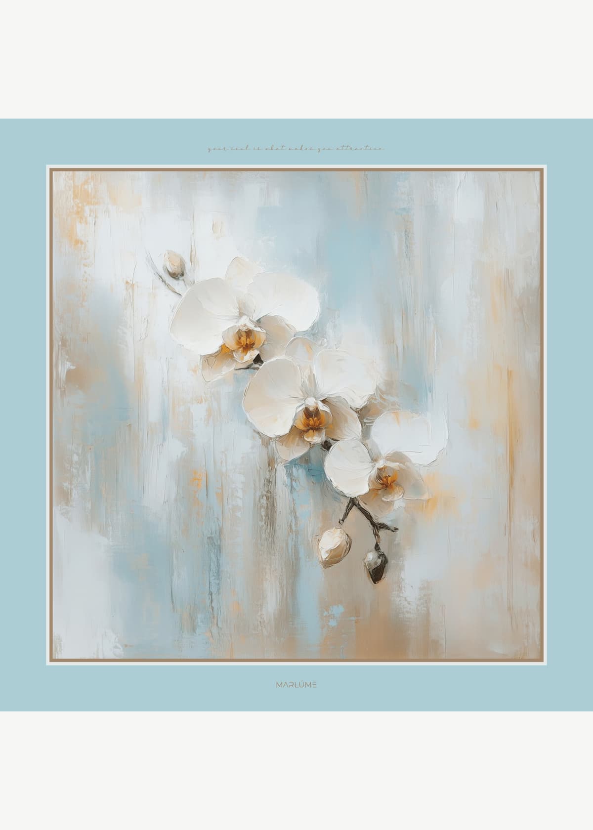 O eșarfă mare care celebrează frumusețea simplității prin feminitate și emoții profunde. Tesută cu atenție, te învăluie într-o eleganță naturală ce inspiră grație și autenticitate în fiecare zi. Marlume | suflet și emoție feminină.