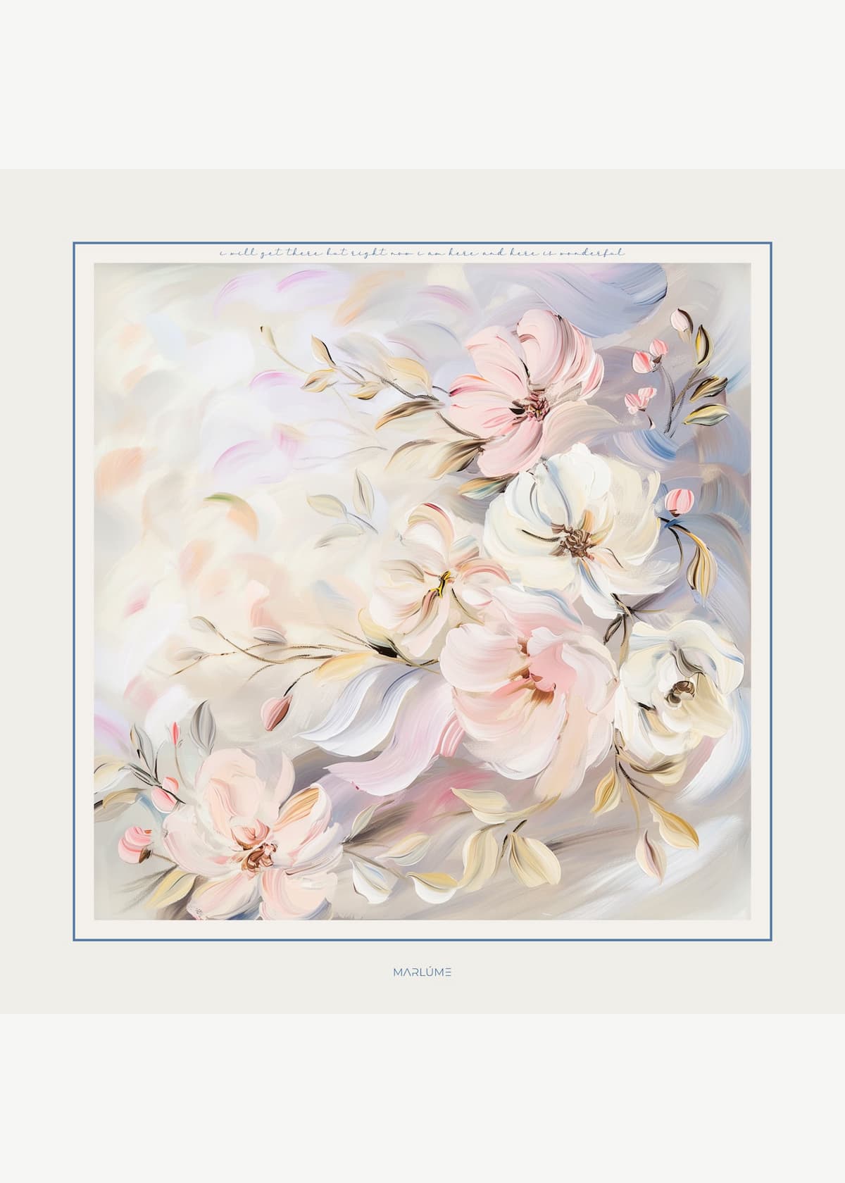 O eșarfă mare din mătase naturală care sărbătorește recunoștința profundă, învăluindu-ți sufletul cu tandrețe și feminitate pură. Dimensiunea generoasă oferă prezență și eleganță, iar fiecare fibră te conectează cu emoții sincere, inspirându-te să trăiești cu mulțumire și grație infinită. Marlume | esența feminității cu suflet.