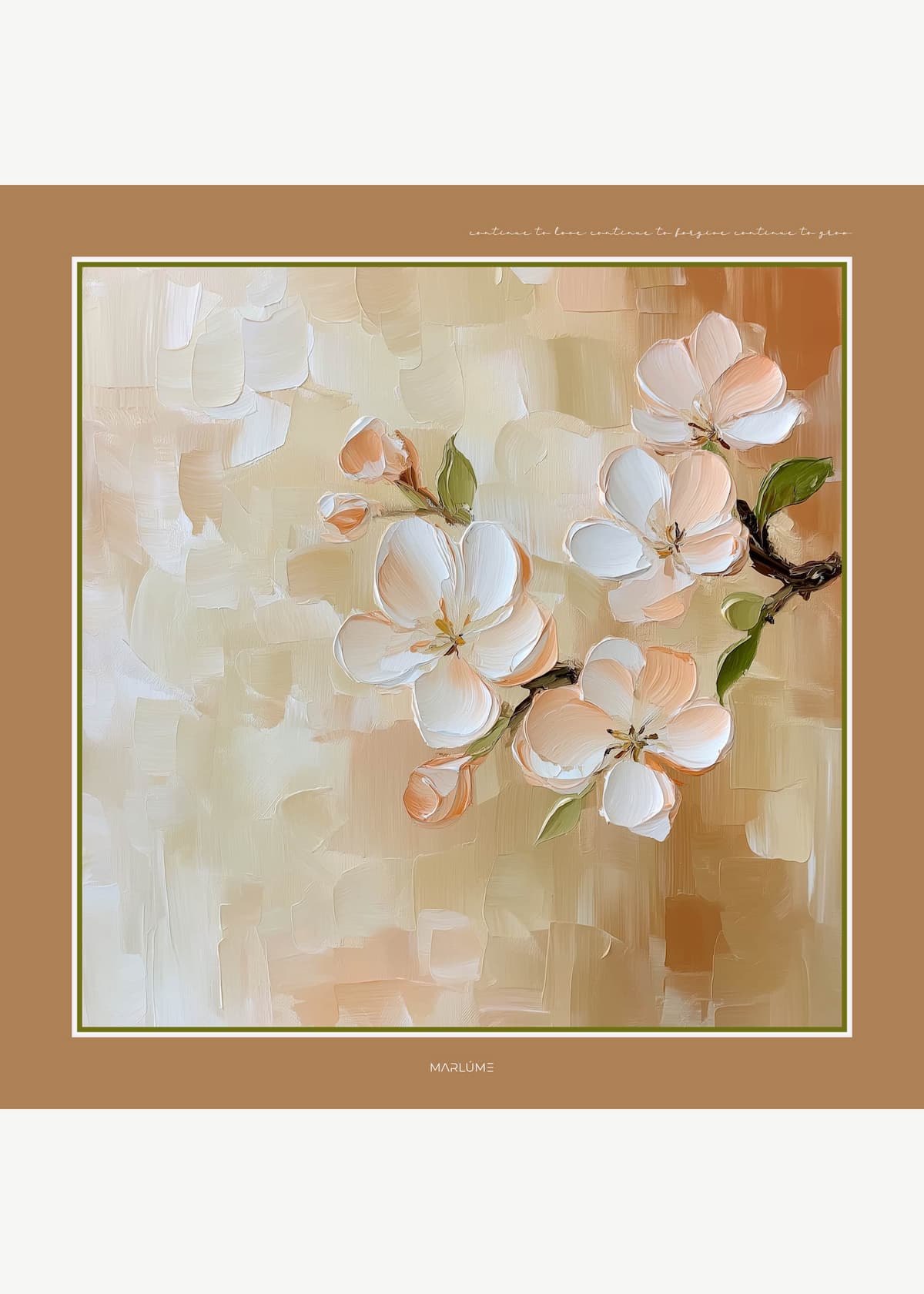 O eșarfă mare, luxuriantă, care te poartă înapoi la esența ta, învăluindu-te cu feminitate și emoții vindecătoare. Fiecare fibră e o îmbrățișare a sufletului, o invitație să te regăsești în frumusețea ta profundă. Marlume | feminitate cu emoție și suflet.